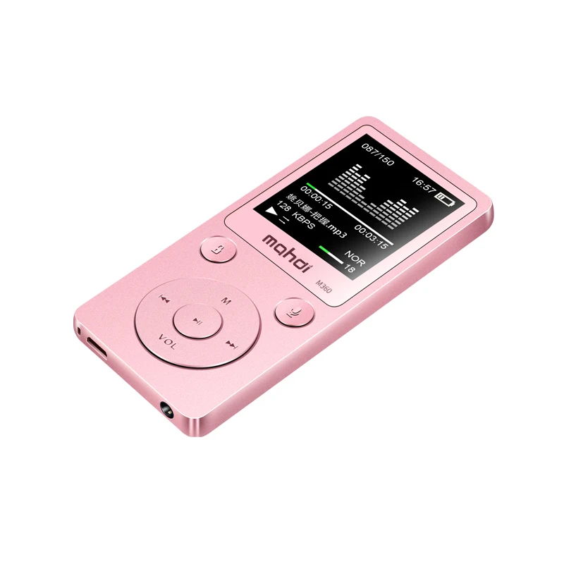 Top Brand MP4 Player Mahdi M360 4G8G Alarm Clock FM Radio E-Book Recording Speaker TF New Metal Sport MP4 With Armband Earphone (6)