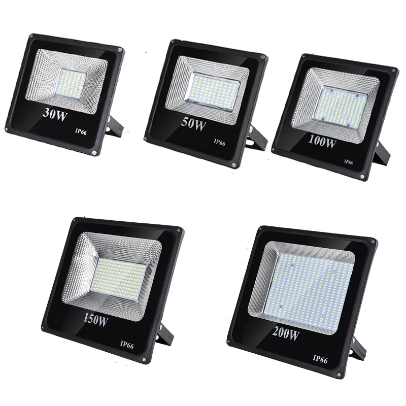 

ETONTECK LED Led Floodlight 30W 50W 100W 150W 200W Outdoor Wall Lamp Spotlight Flood Light Waterproof IP66 Lighting Lamp AC 220V