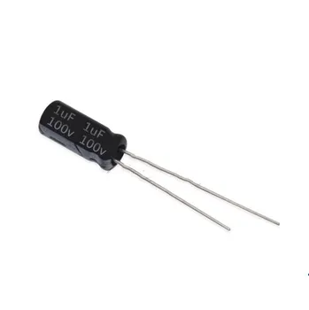 

1000pcs 100V1UF Radial Electrolytic Capacitor 1uF 100V 5mm*11mm