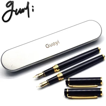 

Guoyi Z360 Black Heavy Metal Ink Pen 0.5mm Pointed Learning Office School Stationery Gift Luxury Pen & Hotel Business Pen