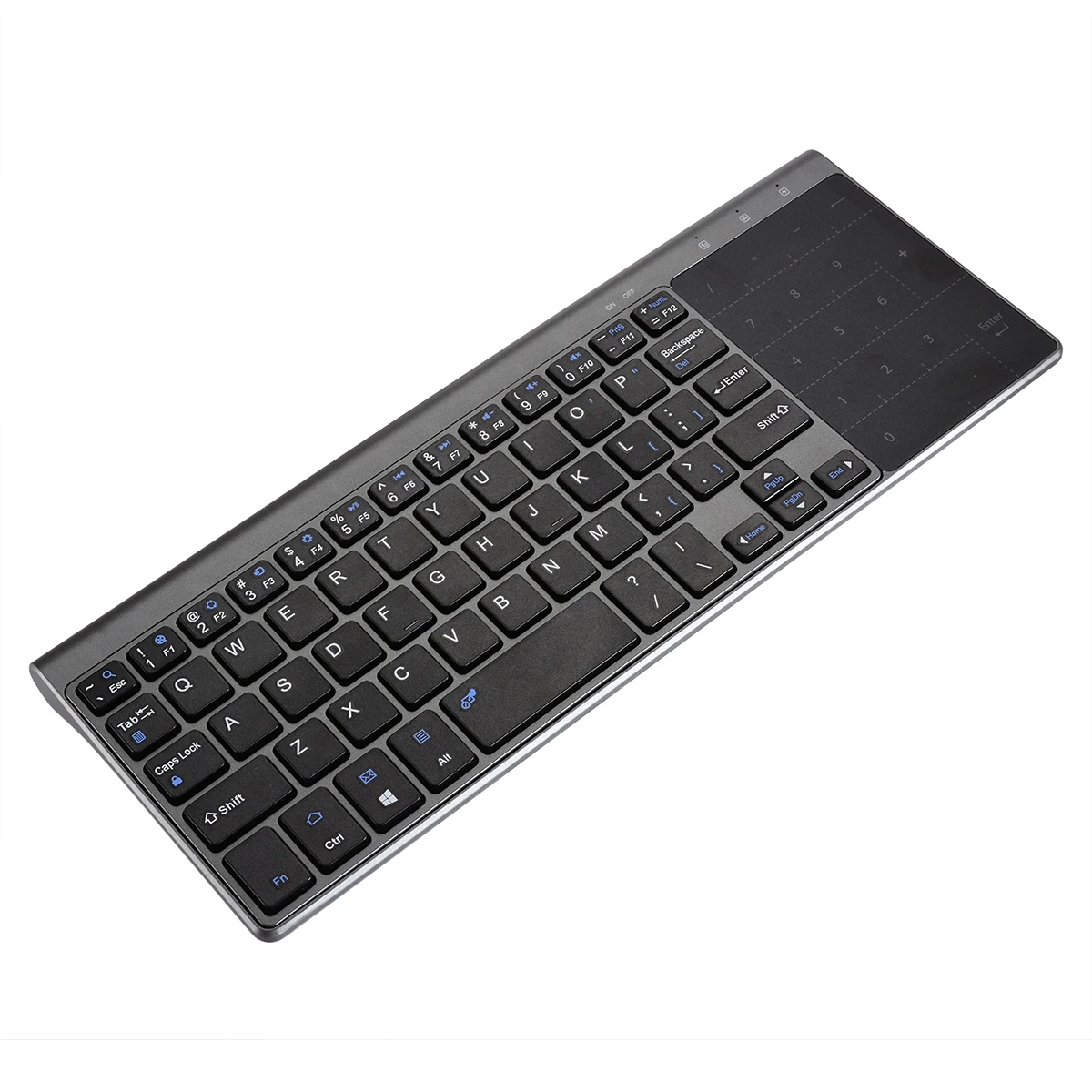 1pc Professional Black Keyboards High Quality Wireless Touch Keyboard With Touchpad For Computer PC Connected Smart TV
