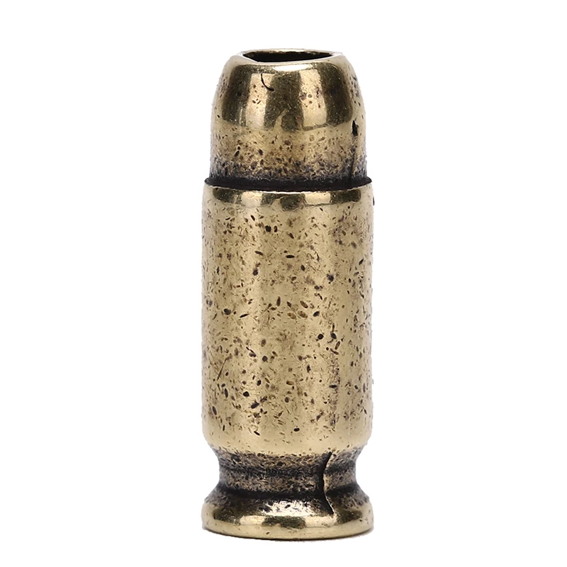 1 قطعة النحاس سكين الخرز درع مظلة حبل EDC الحبل عبر Paracord حبة سكينة للاستعمال الخارجي الادوات قلادة