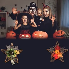 Хэллоуин пентаграмма настенный карнавальный костюм зомби ручной работы Ремесла дома вечерние украшения стены