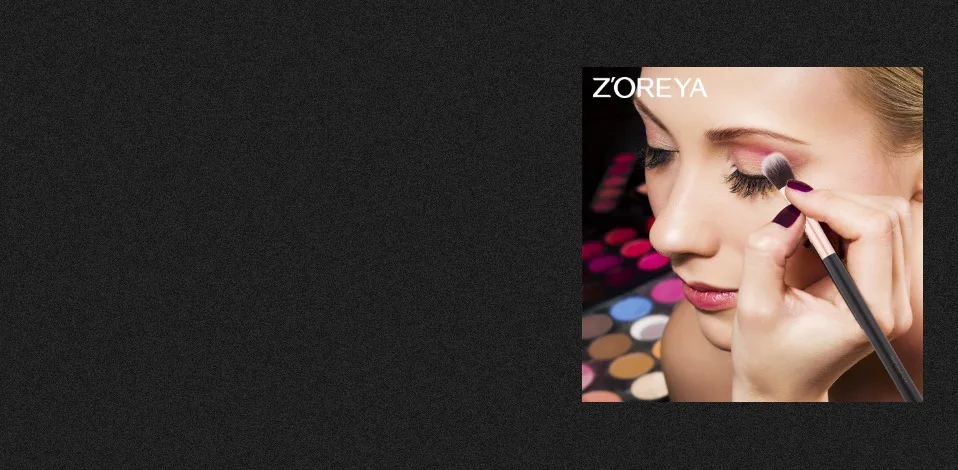 ZOREYA 12 шт./компл. кисти для макияжа глаз набор ресницы из синтетического волоса Смешивание набор кистей для макияжа maquiagem Профессиональный полный