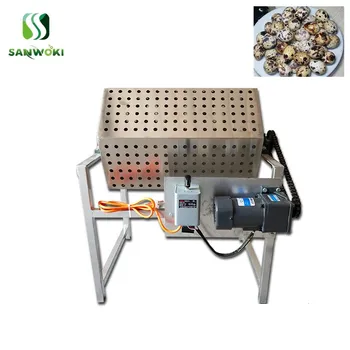 

Commercial Electric Automatic Quail Egg Shell Breaking machine egg shaker shaking Machine boiled quail egg shell breaker machine