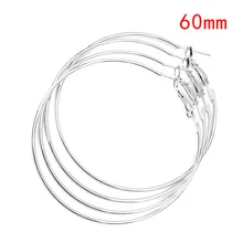 Lf 20 pçs branco k brincos de argola de liga brincos de argola jóias encontrando brincos de anel de orelha para as mulheres diy jóias fazendo acessórios