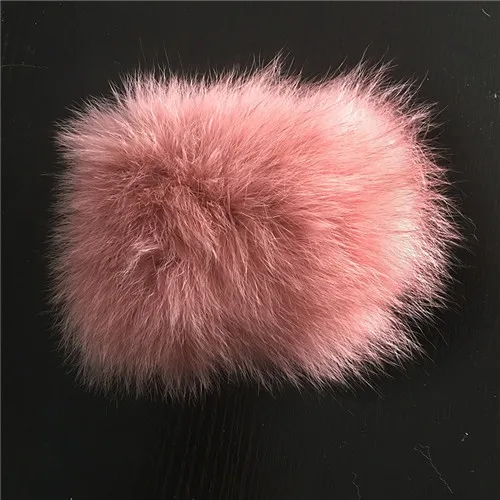 TOPFUR Fashion Leather Jacket Real Fur Winter Coat Women Real Fox Fur Vest Women O-Neck Sleeveless Manteau Femme Plus Size - Цвет: Meat meal