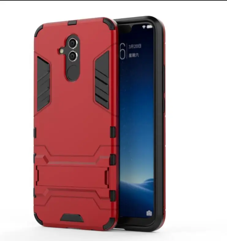 100 шт./партия,, чехол-подставка для ПК+ ТПУ 2 в 1 гибридная защита для huawei mate 20 lite mate 20 honor 8X MAX