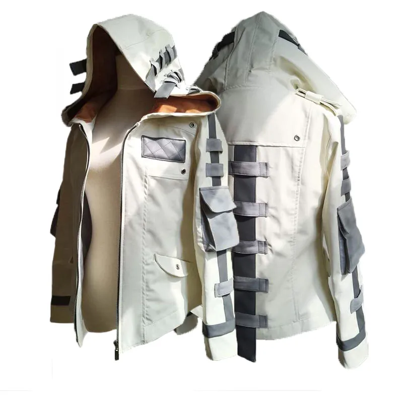  [STOCK]2018 Game PUBG Playerunknown's Battlegrounds Leather Uniform Cosplay Costume Leather Uniform