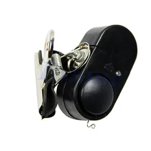 Toply 1pc New Electronic Night Bite Fishing Alarm Alert Sound Bell Clip on Rod LED Light