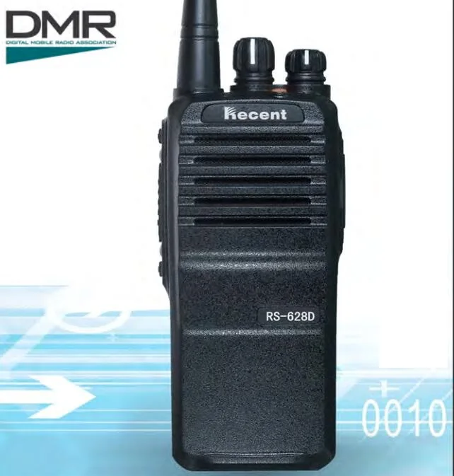 Удобный TDMA цифровой аналоговый DMR УКВ рации RS628D Цифровой Мобильный приемопередатчик CB UHF с SMS Функция VOX 4 вт