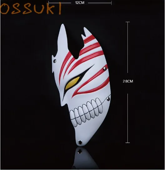 Маска для косплея на Хэллоуин, высокое качество, Bleach Kurosaki Ichigo, реквизит для маскарада, вечерние