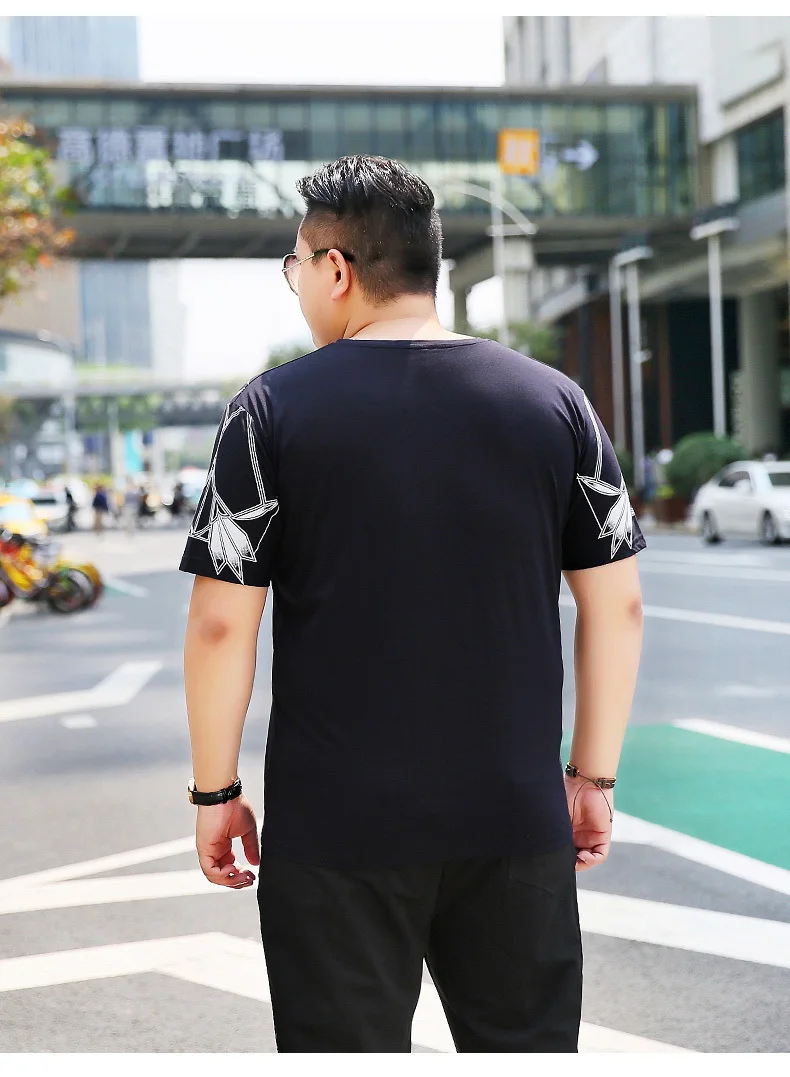 10XL 9XL 8XL большие размеры модные летние короткие рукава футболка мужская брендовая одежда Хлопок Удобная футболка дворец 3d