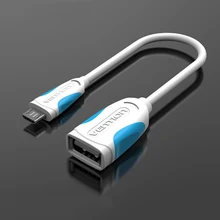 2017 New Vention Micro USB OTG Cable USB 2.0 OTG Adapter for HTC LG Sony Xiaomi OPPO Meizu pro Android mobile phone Tablet MP3