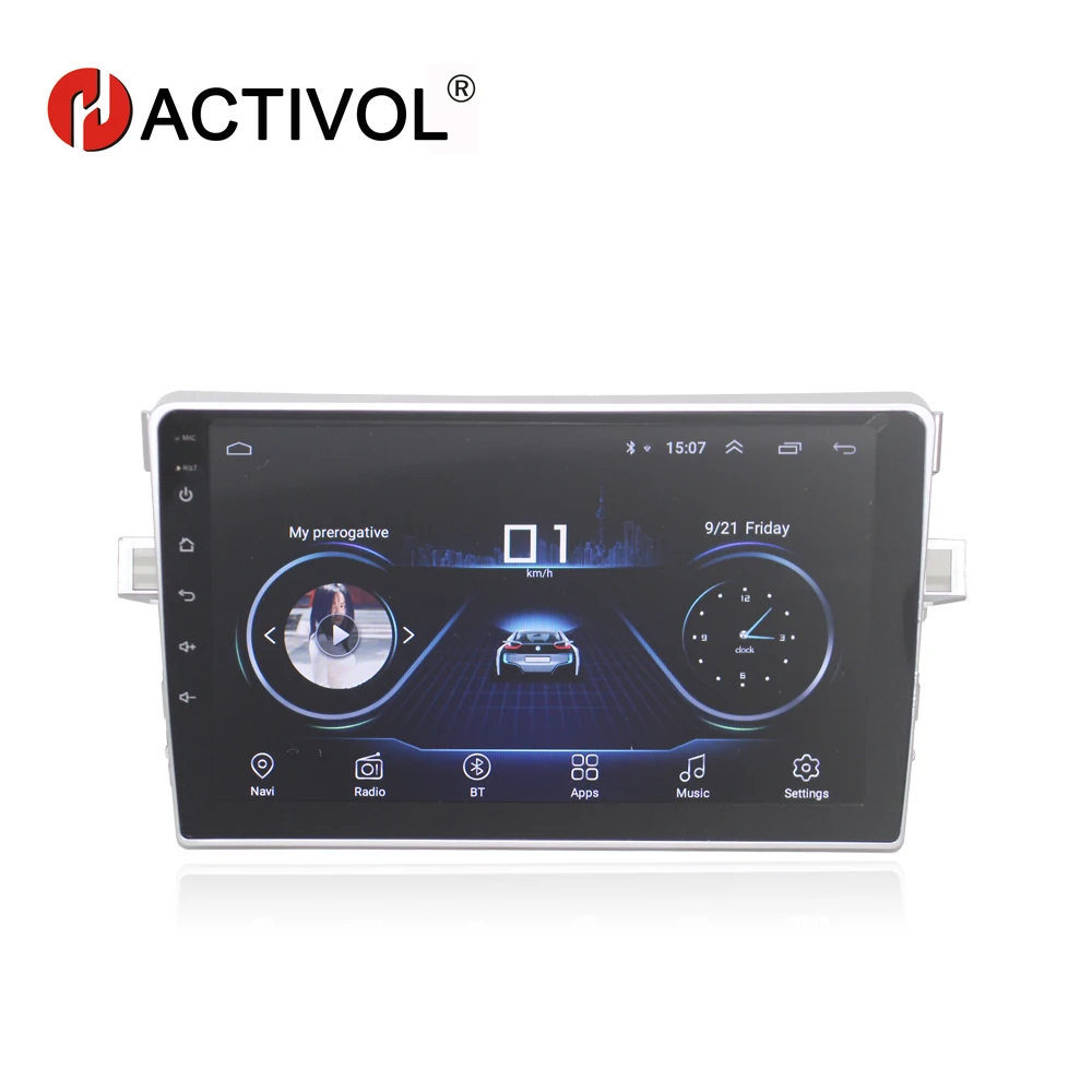 

HACTIVOL 9" 1024*600 Quadcore android 8.1 car radio for Toyota Verso E'Z 2010-2015 car DVD player GPS Navi wifi,bluetooth,SWC