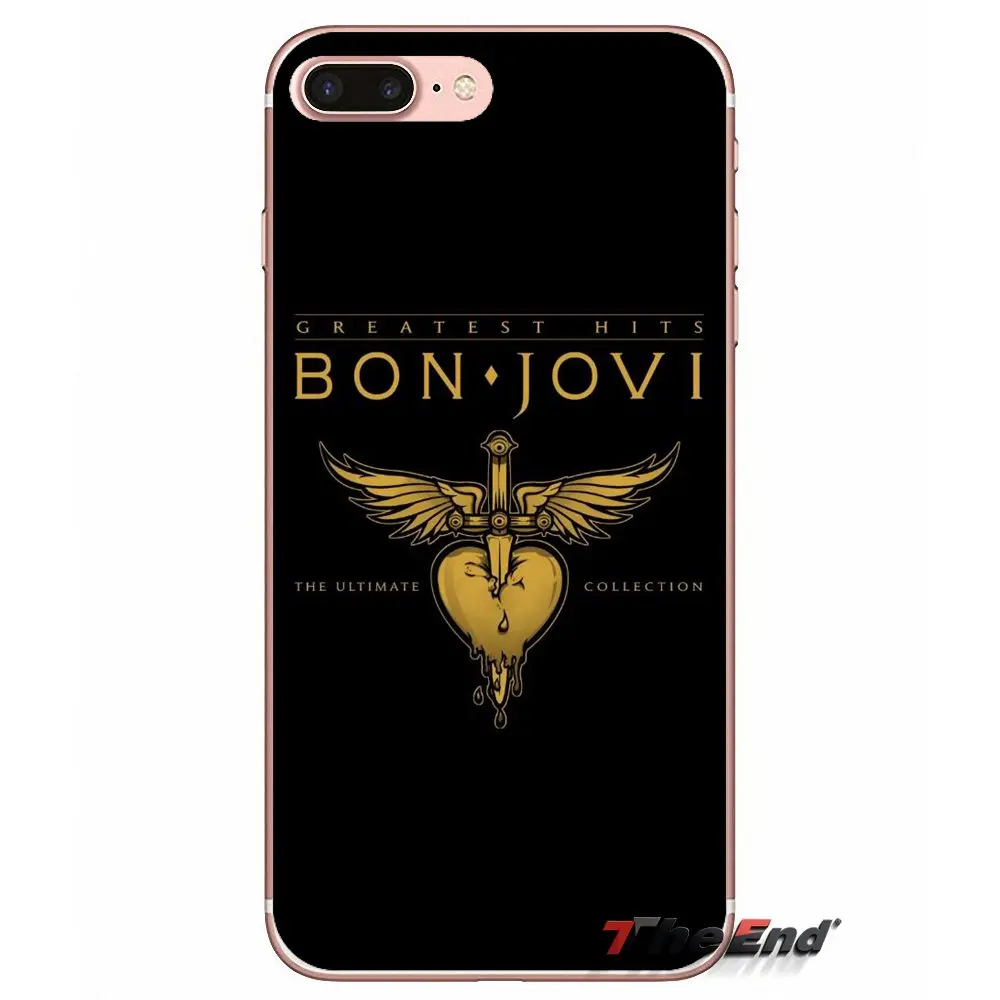 Чехол с логотипом Bon Jovi Rock Band Fly Wings для iPhone X 4 4S 5 5S 5C SE 6 6S 7 8 Plus Samsung Galaxy J1 J3 J5 J7 A3 A5 2016