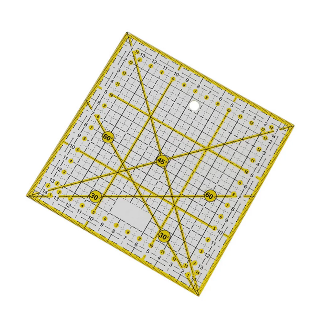 DIY Швейные линейки измерительный инструмент для квилтинга квадратная линейка для лоскутного шитья линейка для резки d90419