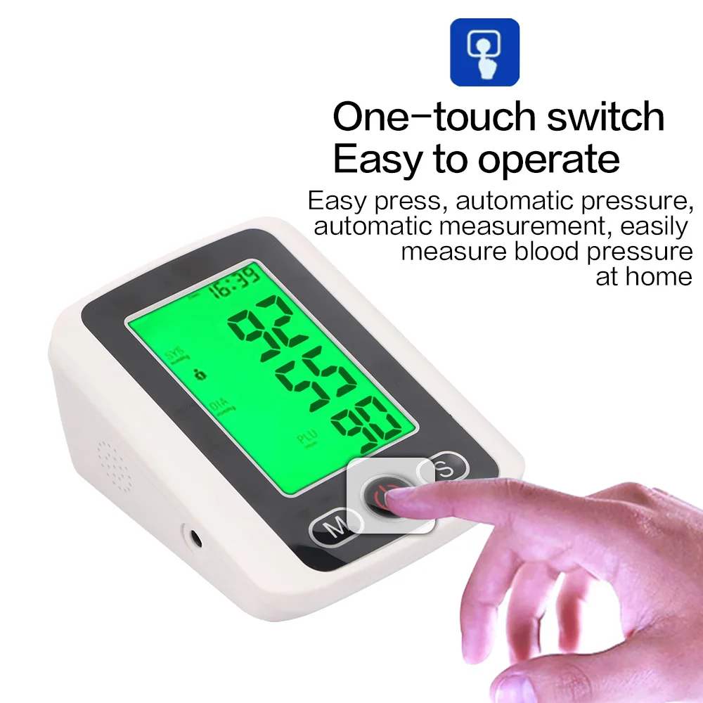 Home Health Care Russian voice Digital Lcd Upper Arm Blood Pressure Monitor Heart Beat Meter Tonometer for Measuring tensiometro Home Health Care Russian voice Digital Lcd Upper Arm Blood Pressure Monitor Heart Beat Meter Tonometer for Measuring tensiometro