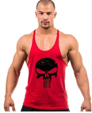 New Man Sexy Pure Cotton Fashion Sportswear Vest Bodybuilding Fitness Exercise Cotton Golds Men s Tank