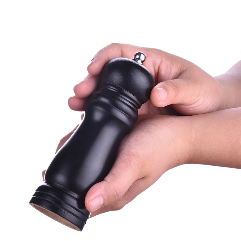 

AIHOME Wooden Pepper Sauce Spice Salt Mill Grinder Hand Movement Convient Grinding Tool Milling Machine Cutter