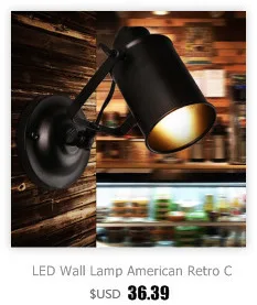 Vintage Outdoor LED Wall Sconce Lamp E26 E27 LED Bulbs Loft Retro Wall Light Luminaire Fixture Antique Glass Industrial Light