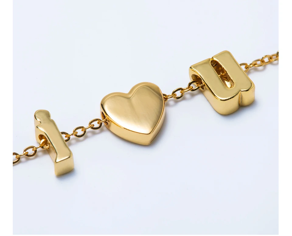 Enfashion, строчные ожерелья с подвесками в виде букв, алфавит, начальное ожерелье, Золотое колье, ожерелье для женщин, сделай сам, ювелирное изделие P9200