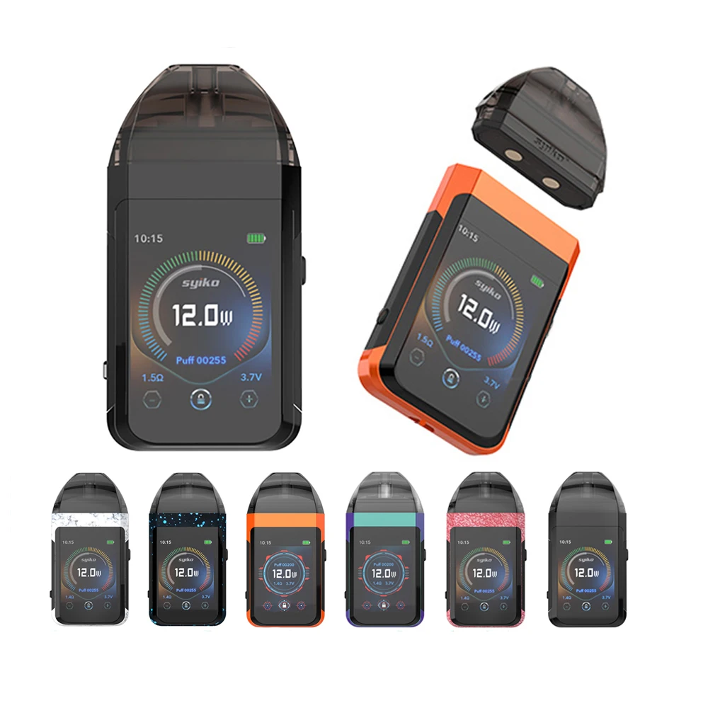 

Original E- cigarette Syiko SE Touch Pod Vape Kit 650mAh Built-in Battery With 2ml Pod Cartridge smart cigarette Kit Vaporizer