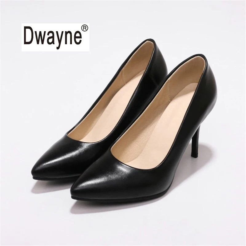 

Big Size Women's Shoe 9cm High Heels Summer MF2 Good PU Pumps Party Shoes For Women Wedding Shoes 182-50
