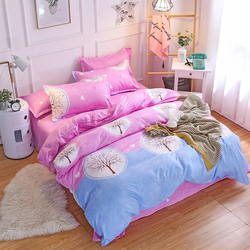 

Purple Duvet Cover Set Tree of Life Bubble Branches Leaf Creative Fantasy Yard Digital Art Illustration 3/4 Piece Bedding Sets