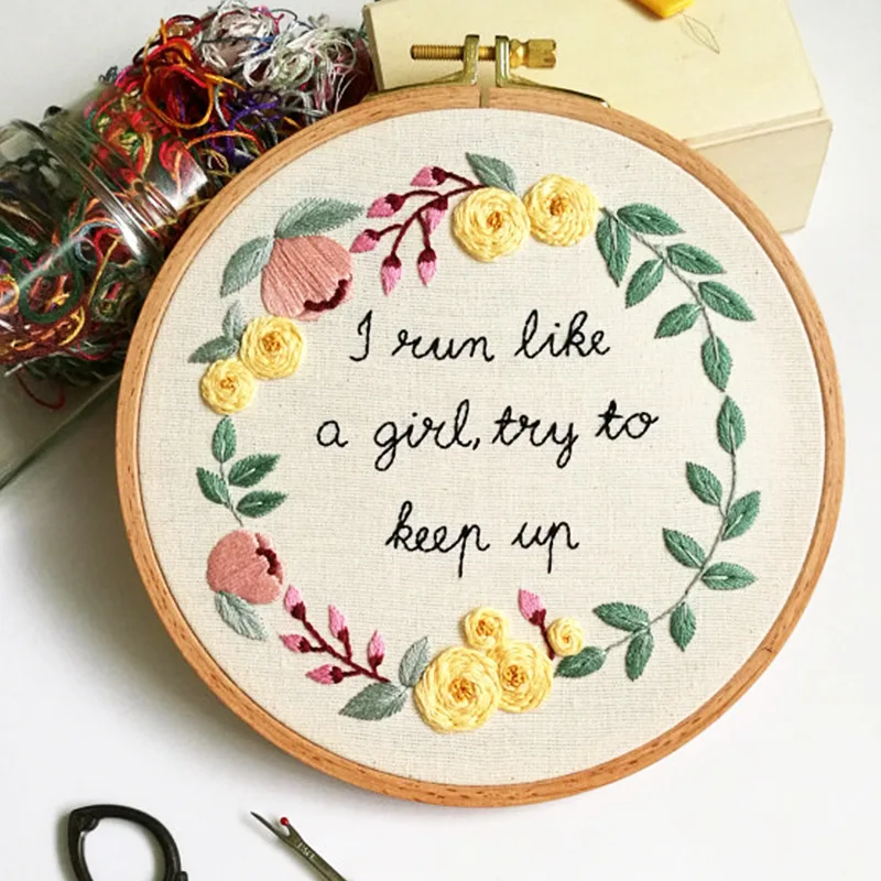 

Embroidery Diy Handmade Material Package 3d European Embroidery Novice Primary Ribbon Embroidery Flower Stereo Embroidery Flower