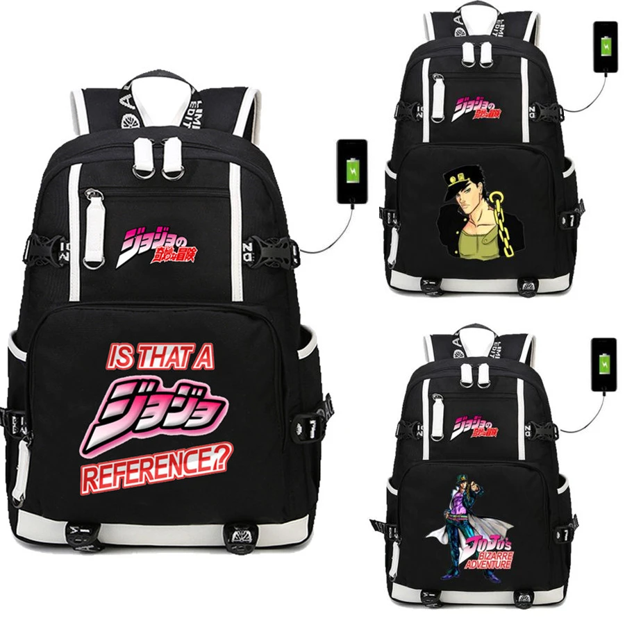 Dio JoJo Bizarre Adventure School Backpack for Boys Girls Laptop Bag Sports Traveling Daypack 15.7114 in Dio JoJo Bizarre Adventure School Backpack for Boys Girls Laptop Bag Sports Traveling Daypack 15.7114 in