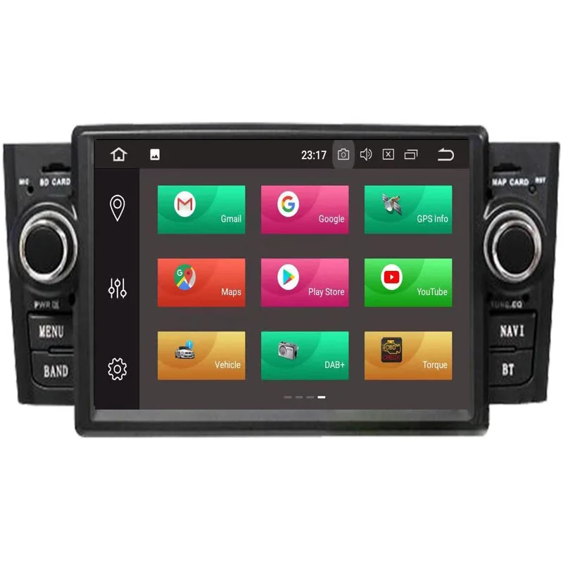 Perfect DSP IPS Android 9.0 Ram 4G/2G CAR GPS For Fiat Grande Punto Linea 2007-2012 dvd player radio navigation multimedia recorder 2