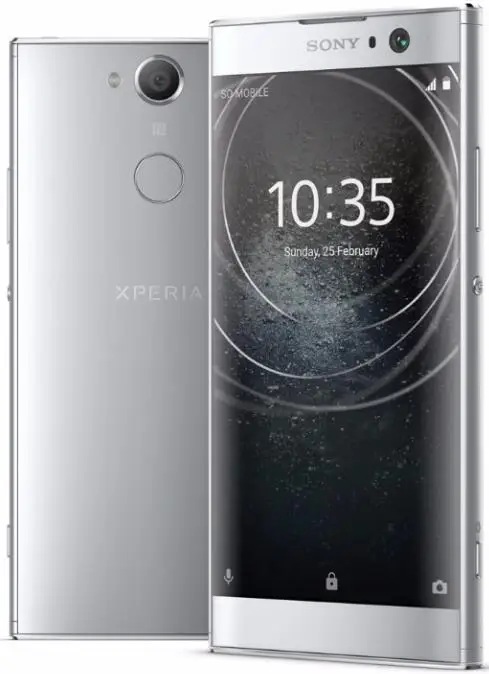 Разблокированный смартфон sony Xperia XA2, Восьмиядерный процессор 5,2 дюйма, 3 ГБ ОЗУ, 32 Гб ПЗУ, камера 23 МП, 4G LTE XA2, мобильный телефон - Цвет: Silver