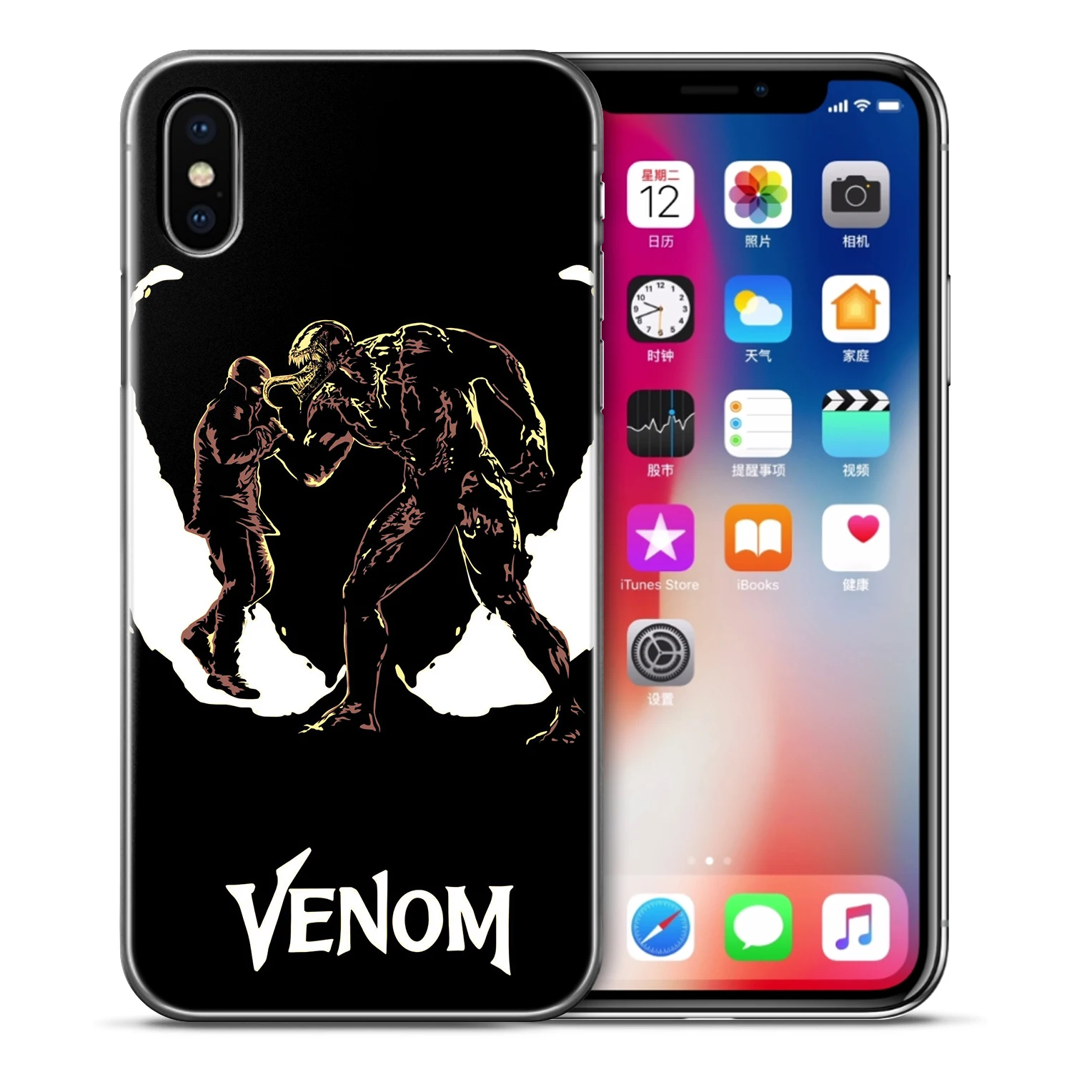 Venom Joker чехол s для iPhone 5 S SE X чехол для телефона Мягкий ТПУ силиконовый чехол для iPhone 6S 6 7 8 Plus XS Max XR чехол матовый Fundas