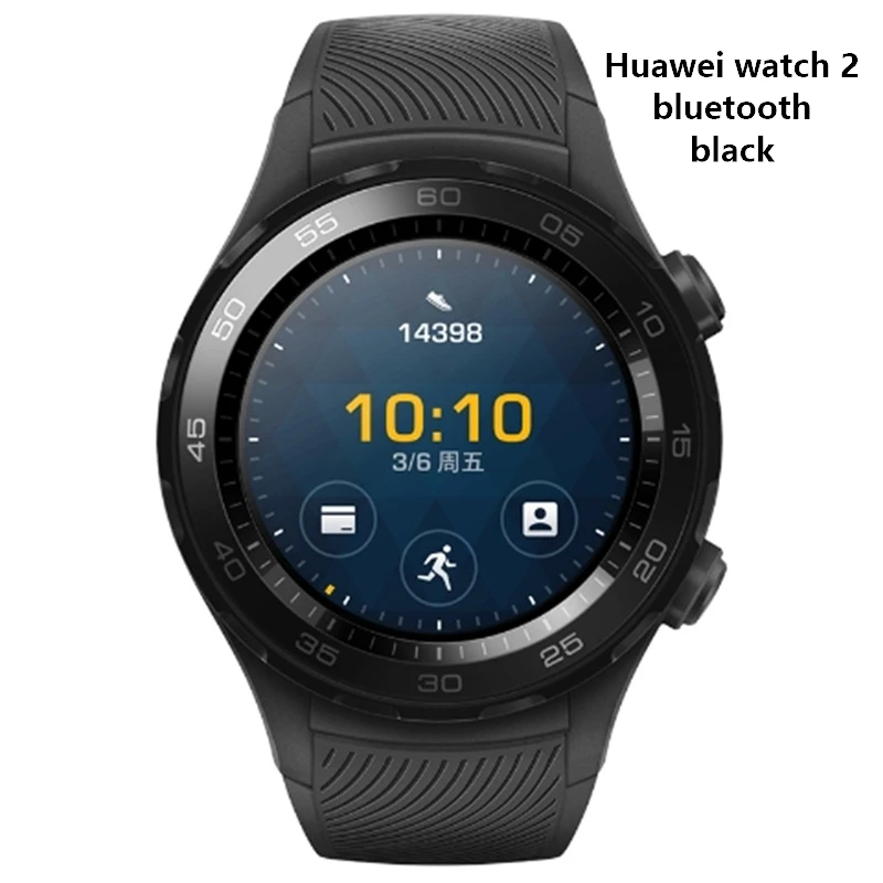 Оригинальные часы huawei 2 Bluetooth 4,1 спортивные Смарт-часы IP68 Водонепроницаемые NFC gps датчик сердечного ритма управление музыкой для Android iOS