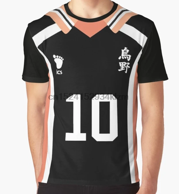 

All Over Print T-Shirt Men Funy tshirt Haikyuu!! - Hinata Jersey Short Sleeve O-Neck Tops Tee women t shirt