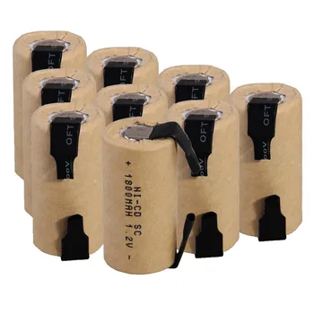 

Real capacity 9 pcs SC 1800mah 1.2v battery NICD rechargeable batteries for makita bosch B&D Hitachi metabo dewalt power tools