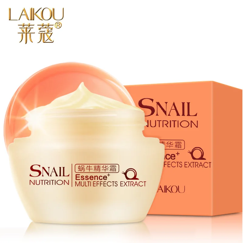 

LAIKOU SNAIL-Cream Snail Nutrition Essence Multi effects extract face 50g Free Shipping nourishing skin care face make up