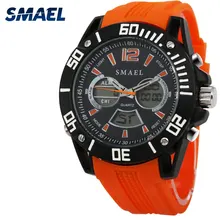 SMAEL Novo Relógio Da Liga de moda Homens Esportes Ao Ar Livre Eletrônica Digital Display LED Inteligente Cool Men Militar Cronômetro Auto HotWS1035