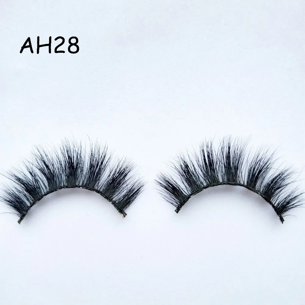 HUISG волосы 1 пара 10 стилей черная лента ручной работы 3D норковые ресницы высокое качество водонепроницаемый макияж Красота Инструменты