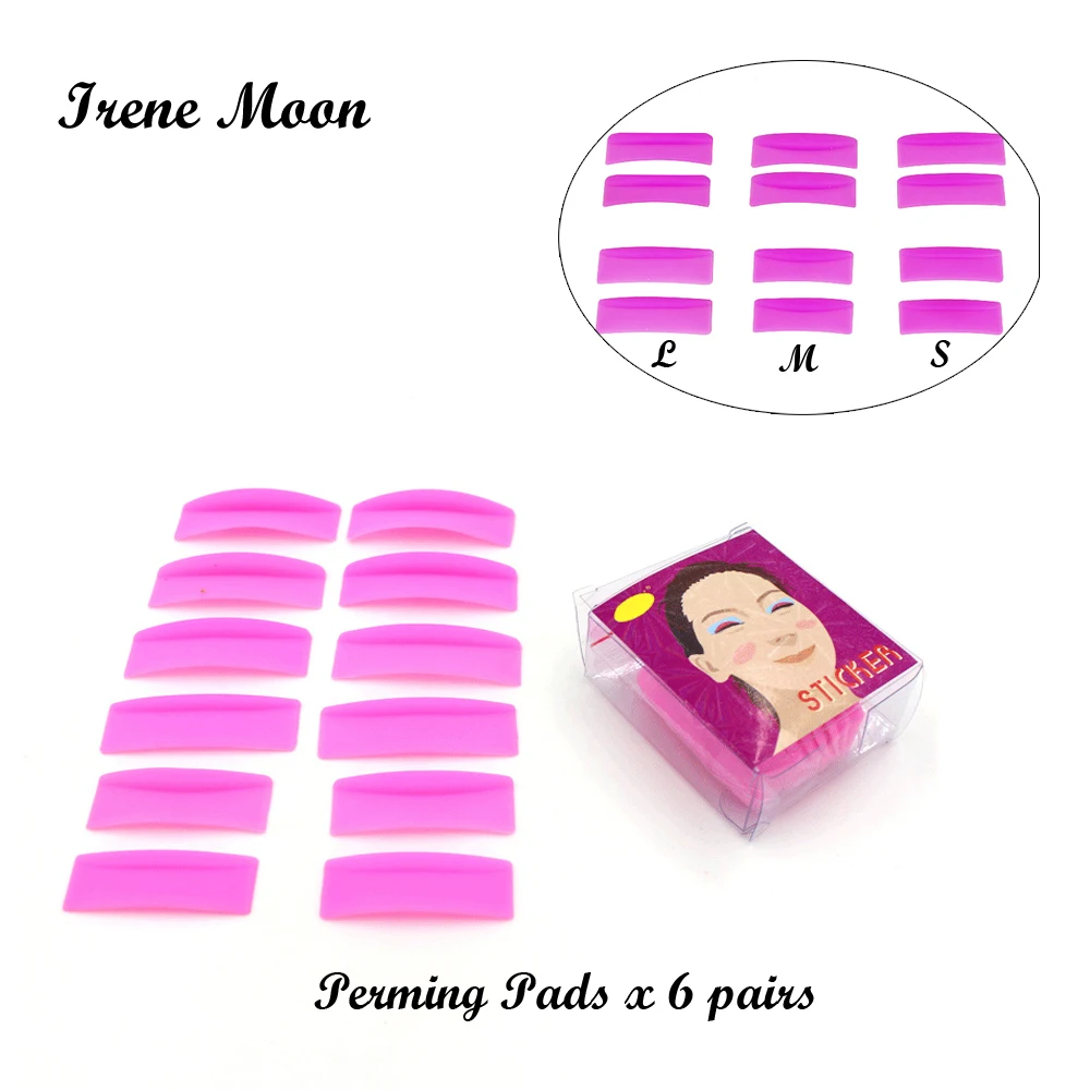 High Quality Silicone Gasket For Eyelash Perming Kit Apply To Eyelash Curling perm Tools 6 Pairs/pack