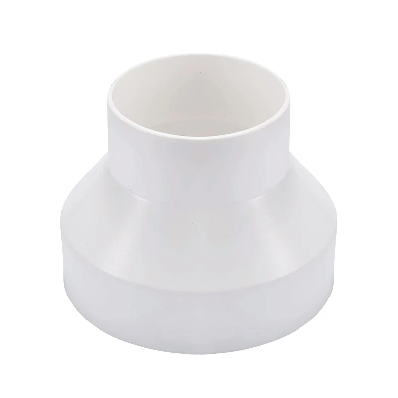 Plastic Straight Duct Adaptor Connector Ventilation Duct Fan Reducer and Increaser Connectter Inline Heating Cooling Accessories