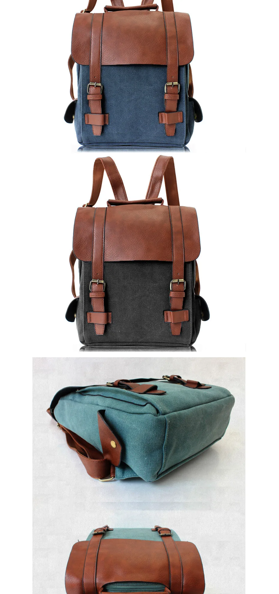 2018 Fashion Women Leather School Vintage Backpack Men Small Schoolbag Mochila Feminina Brown Black Backpacks Kanken Sac A Dos HTB1g.5tgHuWBuNjSszgq6z8jVXa0 - 2018 Fashion Women Leather School Vintage Backpack Men Small Schoolbag Mochila Feminina Brown Black Backpacks Kanken Sac A Dos
