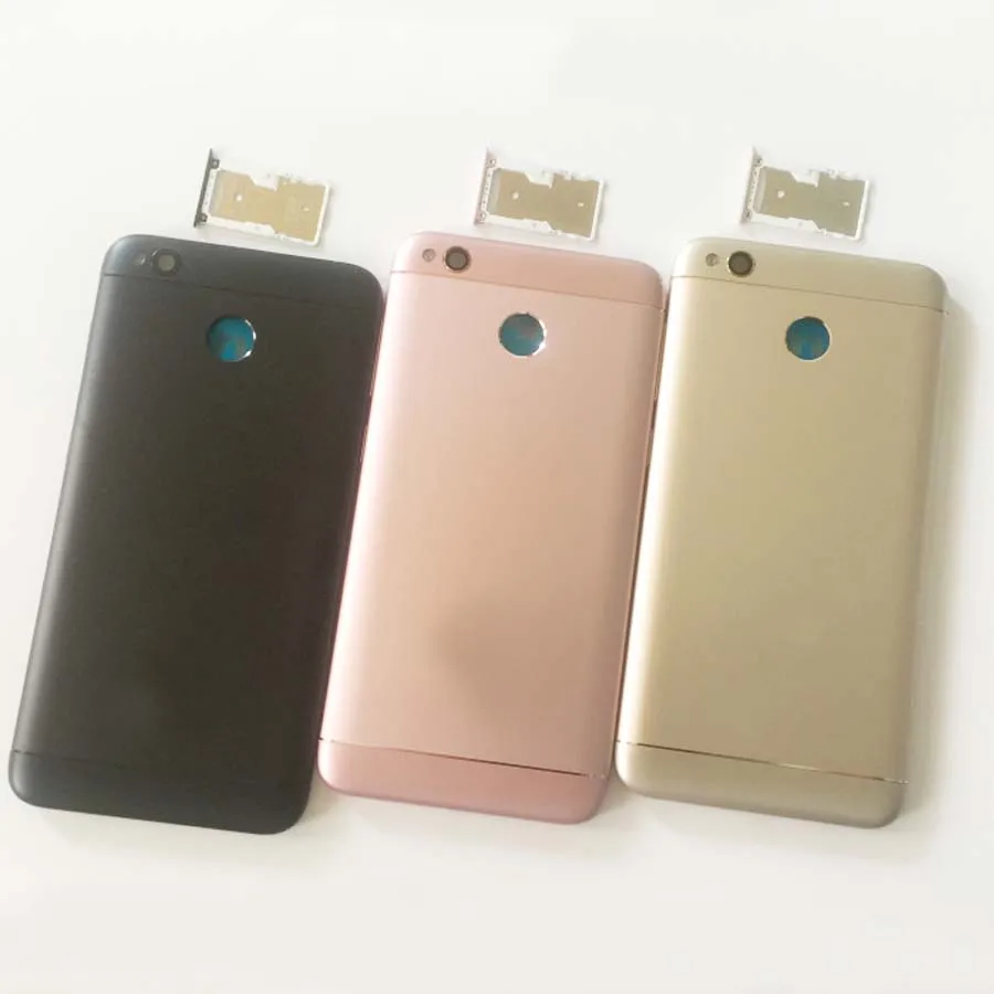 

Back Battery Cover Case Door Housing+Side Buttons+Camera Flash Lens Replacement Sim Card Tray For Xiaomi Redmi 4X