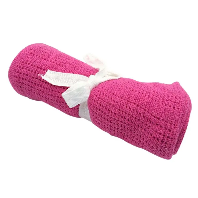 

Infant Lovely Baby Blankets Warm Cotton Crochet Prop Crib Newborn Sleeping Bed Supplies 100cmX80cm