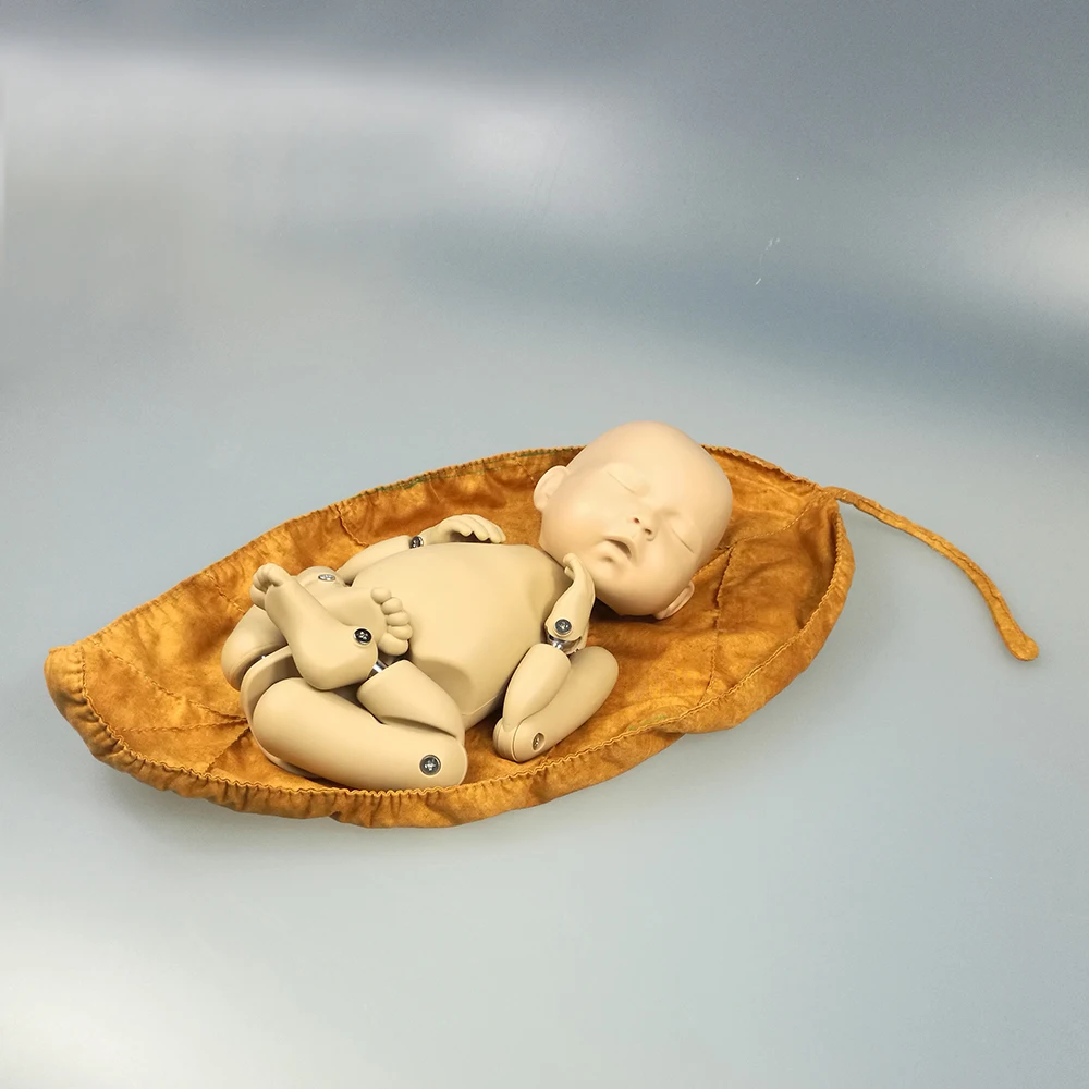 

D&J Newborn Baby Photography Props Posing Blanket Yellow Leaves Soft Basket Filler Photo Prop Fotografia Studio Kids Accessories