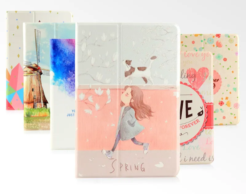 

Cover for Ipad Mini 2 Case Cartoon Cute Smart Case for Ipad Mini 3 PU Leather Flip Case Stand in Rabbit Girl Bunny Style