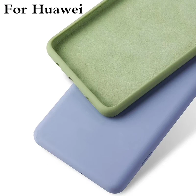 

Official Original Liquid Silicone Phone Case for Huawei Honor 8X 8S Play 8A 8 9 10 Lite 10i 20i Cases Candy Colors Back Cover