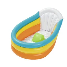 Детская ванна Надувное безопасное сиденье стул Для ванной, бассейна Ванна для 0-2 ребенка BW YS-51