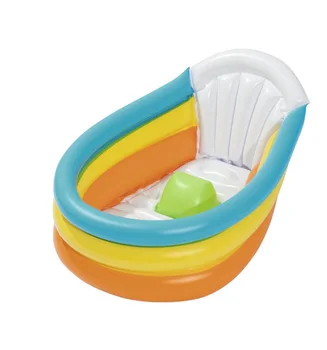 

Baby Bath Inflatable Safe Seat Chair Bathtub Pool Tub For 0-2 Child BW YS-51
